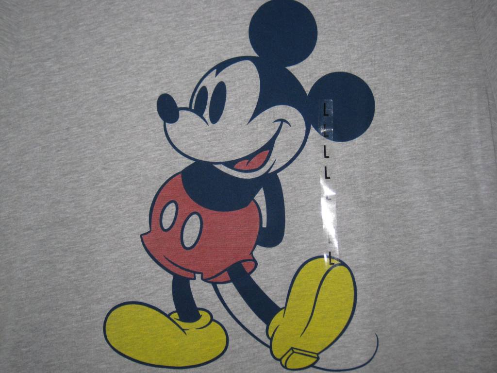 Mickey Mouse (Grey) - L Shirt